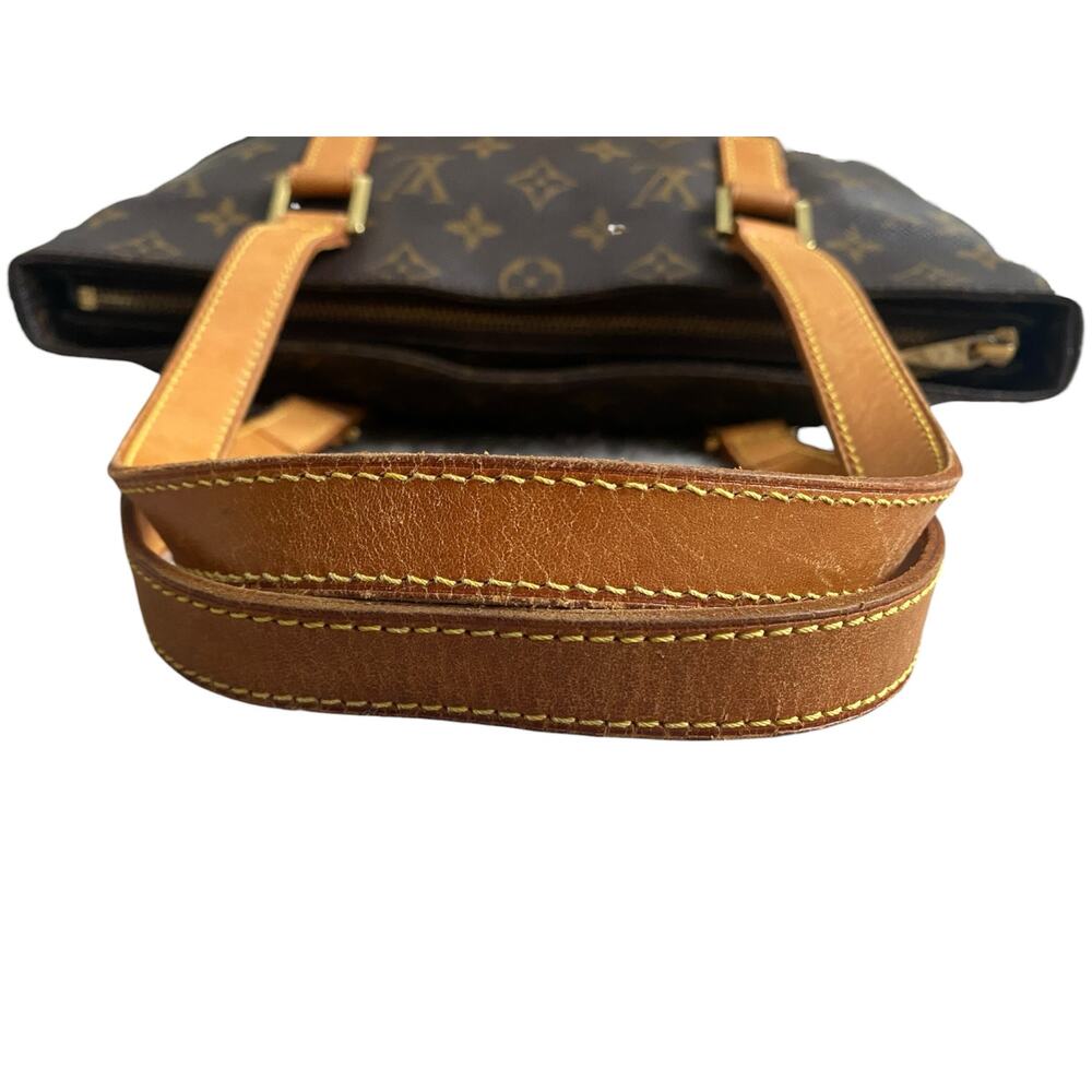 Louis Vuitton Cabas Piano Tote Bag Monogram LV Canvas Brown Shoulder Bag Travel - Picture 12 of 16